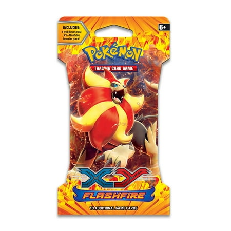 Pokémon Trading Card Game: XY Flashfire Sleeved Booster Pack, Booster pack contains 10 additional game cards. By Pokmon Ship from US