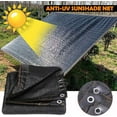 thumbnail image 4 of Sun Mesh Shade Sunblock 6.5x23ft, Sunblock Shade for Plants, Shade Cloth with Grommets, Shade Net for Greenhouse, HDPE Sun Protection - for Barn or Kennel, Flowers Patio, 4 of 7