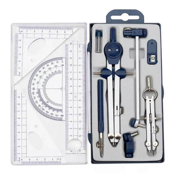 Professional Drafting Drawing Compasses Geometry Teaching Study Stationery Tools for Engineers Students