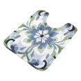 thumbnail image 7 of Yayeee Bath Rug for Bathroom Floor Non Slip Contour Fluffy Soft Absorbent Mat, 20"x24", Green Floral, 7 of 7