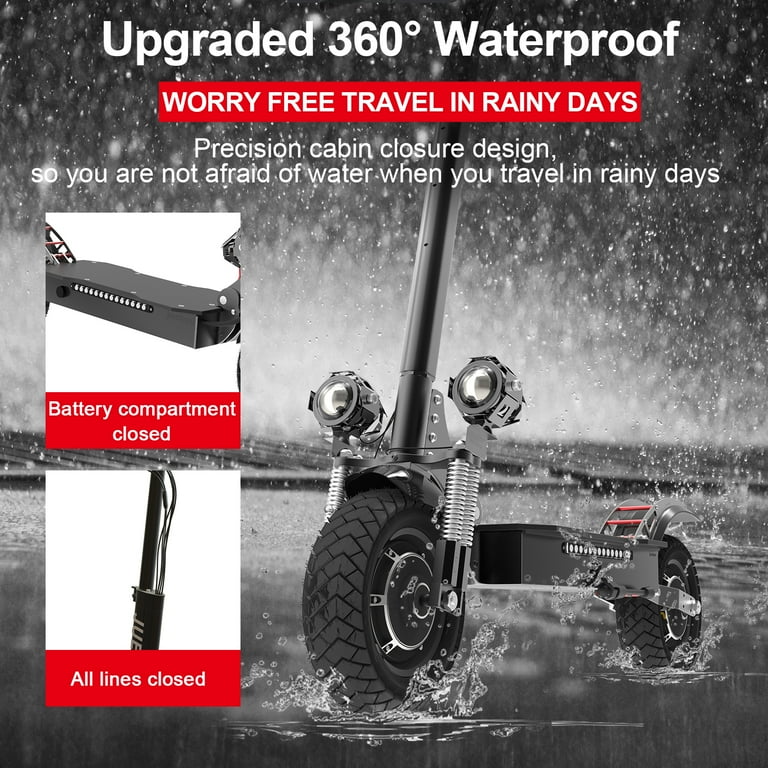 JUEXING 60V Off-Road Electric Scooter, 2600 Watt Dual Motor JUEXING 60V Off-Road Electric Scooter, 2600 Watt Dual Motor
