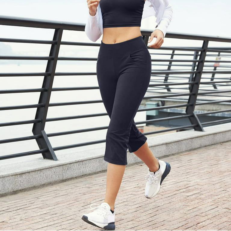 Women Yoga Pants with Pockets Leggings with Pockets High Waist Tummy Control  Non See Through Workout Pants - AliExpress
