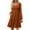 Brown, variant on Bovxnpu Women Long Sleeve Dresses Plus Size Dresses, Long Sleeve Dress for Women Sweater Dress Crew Neck Empire Waist Tunic Dress Fall Dresses Women Casual Dress with Pockets Spring Fall Outfits