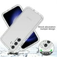 thumbnail image 3 of ELEHOLD Clear Protective Case for Samsung Galaxy S24,Full Body Cover with Built-in Screen Protector Dual-Layer 360 Shockproof Protection Anti-Yellowing Samsung Galaxy S24 Case,Purple, 3 of 3