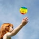thumbnail image 1 of Bola De Agujero Juguete de pelota Bam de alto rebote, pelota con orificio colorida para niños, juguetes de playa al aire libre divertidos y suaves, 1 of 5