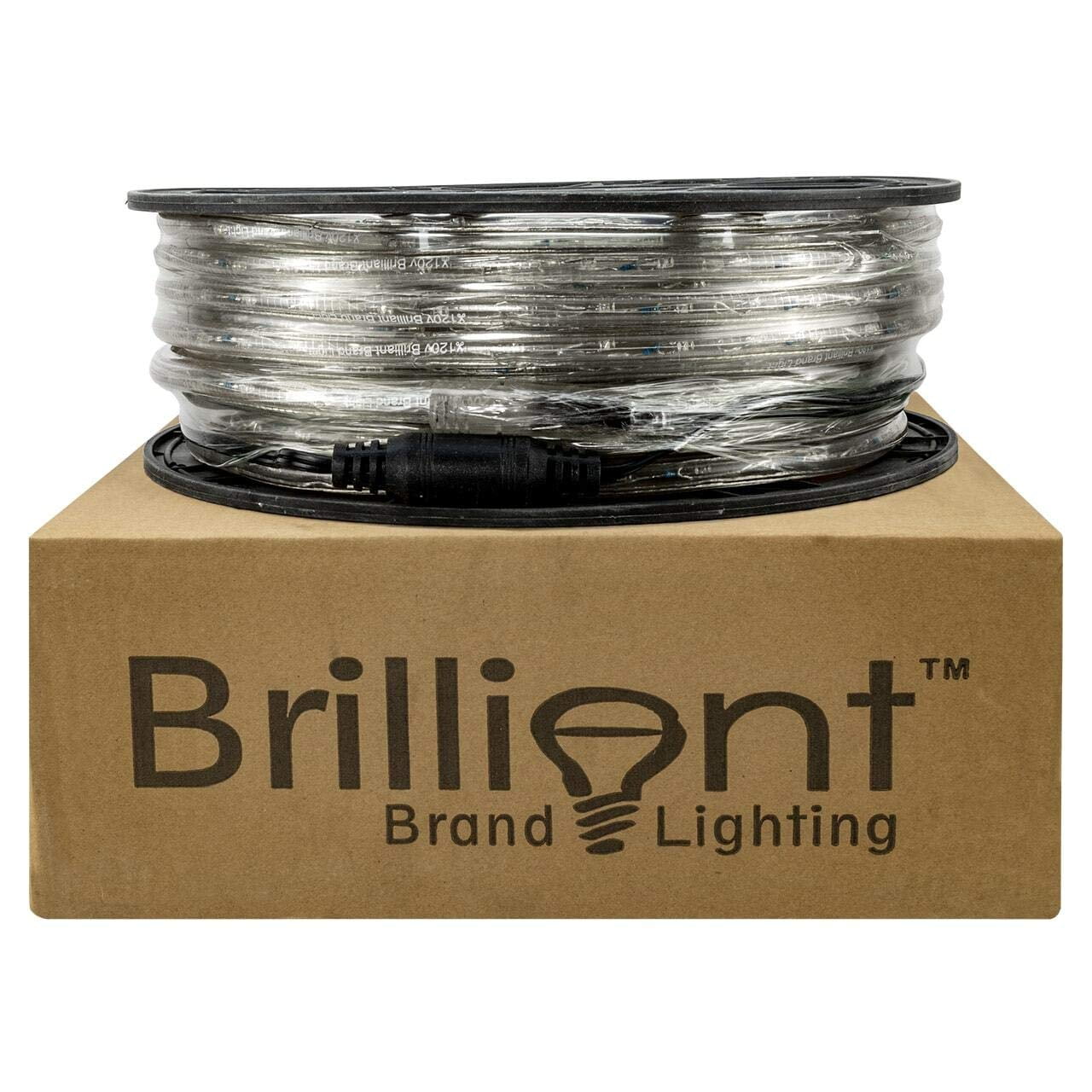 Red White and Blue Patriotic LED Rope Light - 1 Bulb Per Color - 120 Volt - 148 Feet