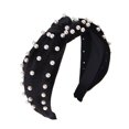 thumbnail image 1 of Diadema De Perlas, Diadema Antideslizante, Aros Para El Cabello, Diadema De Plástico Multicolor Para Mujer, Tocado Vintage, Buena Elasticidad Para Mujer Monstrate CE008224-02, 1 of 6