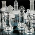 thumbnail image 3 of Juego de ajedrez de cristal internacional Tablero de ajedrez de 10 pulgadas y regalo de juego de aje Abanopi Ajedrez internacional, 3 of 7