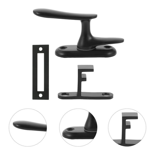 QUMIIRITY 1Set Rectangular Door Latch Locks for Bathrooms Bedrooms and Bars Simple Design 3.7X1.6X1.0In