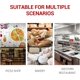 thumbnail image 4 of Rejilla para pala de pizza de acero inoxidable cepillado Rejilla para pala de pizza de alta resistencia, 4 of 5