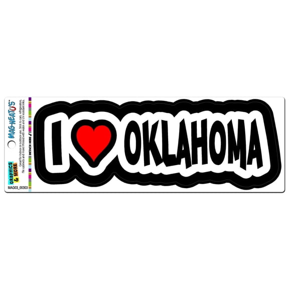 I Love Heart Oklahoma MAG-NEATO'S(TM) Car/Refrigerator Magnet