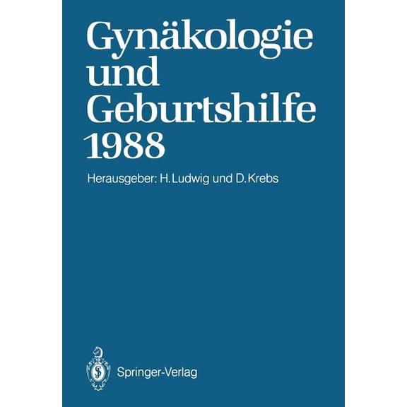 Gynäkologie Und Geburtshilfe 1988, (Paperback)