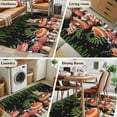thumbnail image 6 of Kitchen Mats for Floor 3x5 Ft, Mushroom Non Slip Area Rugs for Kitchen Bedroom Entryway, Fox Botanical Leaf Green Black Butterfly Washable Carpet Runner Rug Floor Mats for Bedroom Home Decor, 6 of 9