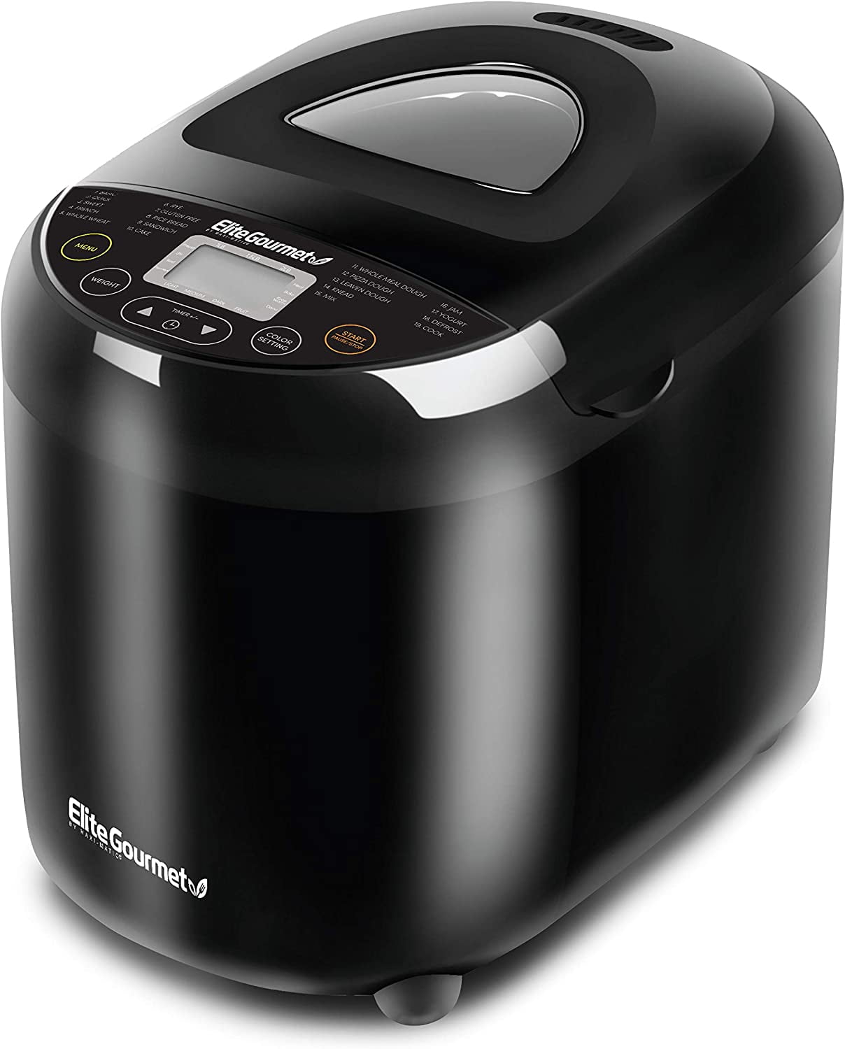 Elite Gourmet MaxiMatic EBM8103B Programmable Bread Maker Machine, 3