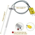 thumbnail image 2 of Temperature Probe Kit Compatible With Masterbuilt Gravity Series 560/800/1050 Digital Charcoal Grill + Smokers Replacement Parts, 1-piece, 2 of 5