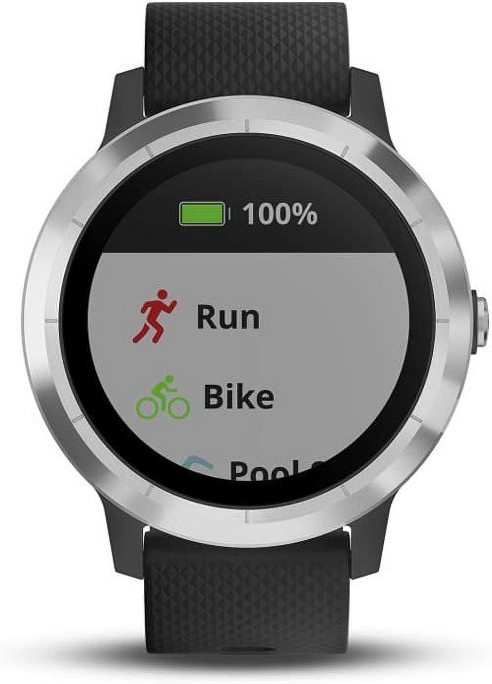 Garmin Vívoactive 3 Smartwatch Activity Fitness Tracker Watch, Black w/ Silver - image 2 of 13