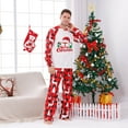 thumbnail image 2 of Penkiiy Family Christmas Pajamas Matching Sets 2024 Cute Couples Pjs Long Sleeve Holiday Jammies Xmas Loungewear Sleevewear M Red, 2 of 6