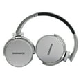 Magnavox MBH542SG Foldable Bluetooth Headphones Gray