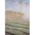 thumbnail image 2 of Monet, Claude 14x18 Gold Ornate Wood Framed with Double Matting Museum Art Print Titled - Spring Countryside at Giverny, 2 of 4