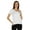 White, variant on Inkmeso Womens Short Sleeve V-Neck Shirts Casual Regular Fit Tee T-Shirt Basic Tops