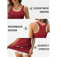 thumbnail image 3 of ANFERRY Women Tank Top with Shelf Bra Cotton Camisole Undershirt Pack of 2, 3 of 12