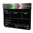 thumbnail image 3 of Board, Washable Movie Directors Clapboard Built In Magnets Acrylic Cleaning Cloth Colorful  For Shooting Advertising Film, 3 of 8