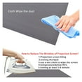 thumbnail image 4 of Projector Screen Metal Grey Anti-Light 30-133 Inch 16:9 Foldable Portable Reflective Screen Home Party Indoor Outdoor ,Wrinkle-Free, 4 of 5
