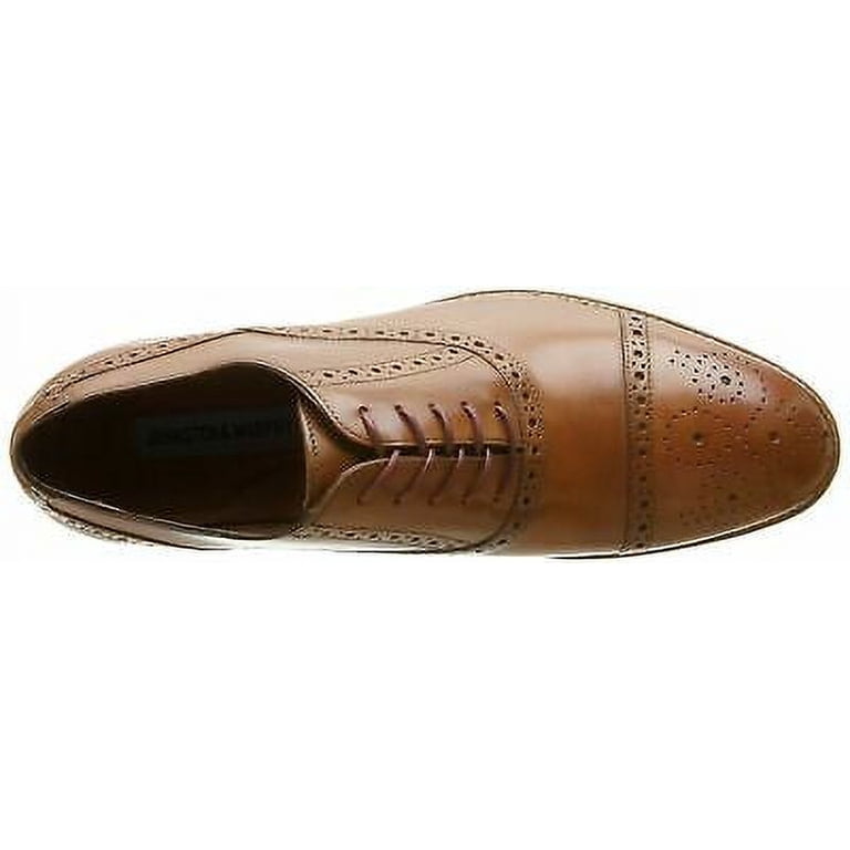 Johnston & Murphy Men\'s 10.5 Brown Cap Toe‎ Oxford Dress Shoes 20-8682 Leather Johnston And Murphy Conard Cap Toe | Wingtips main image 3