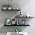 thumbnail image 3 of WOOW DEPOT 4-Tier Wall Mounted Floating Shelves 6in Wide for Bedroom Living Room Bathroom Kitchen Office Wall Storage, 3 of 6