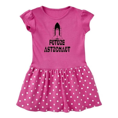 

Inktastic Future Astronaut space shuttle launchpad Gift Toddler Girl Dress