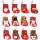 thumbnail image 1 of Los calcetines navideños Yoyauz se utilizan para chimeneas, medias colgantes, adornos para árboles, bolsas de regalo, contenedores de dulces y calcetines pequeños, ideales para decorar fiestas, 1 of 6