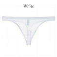 thumbnail image 3 of Men's Underwear T-Back Thong G-String Sexy Breathable Tangas Mesh Thong See Through Underpant Sezy Lingerie Male Panties H M, 3 of 6