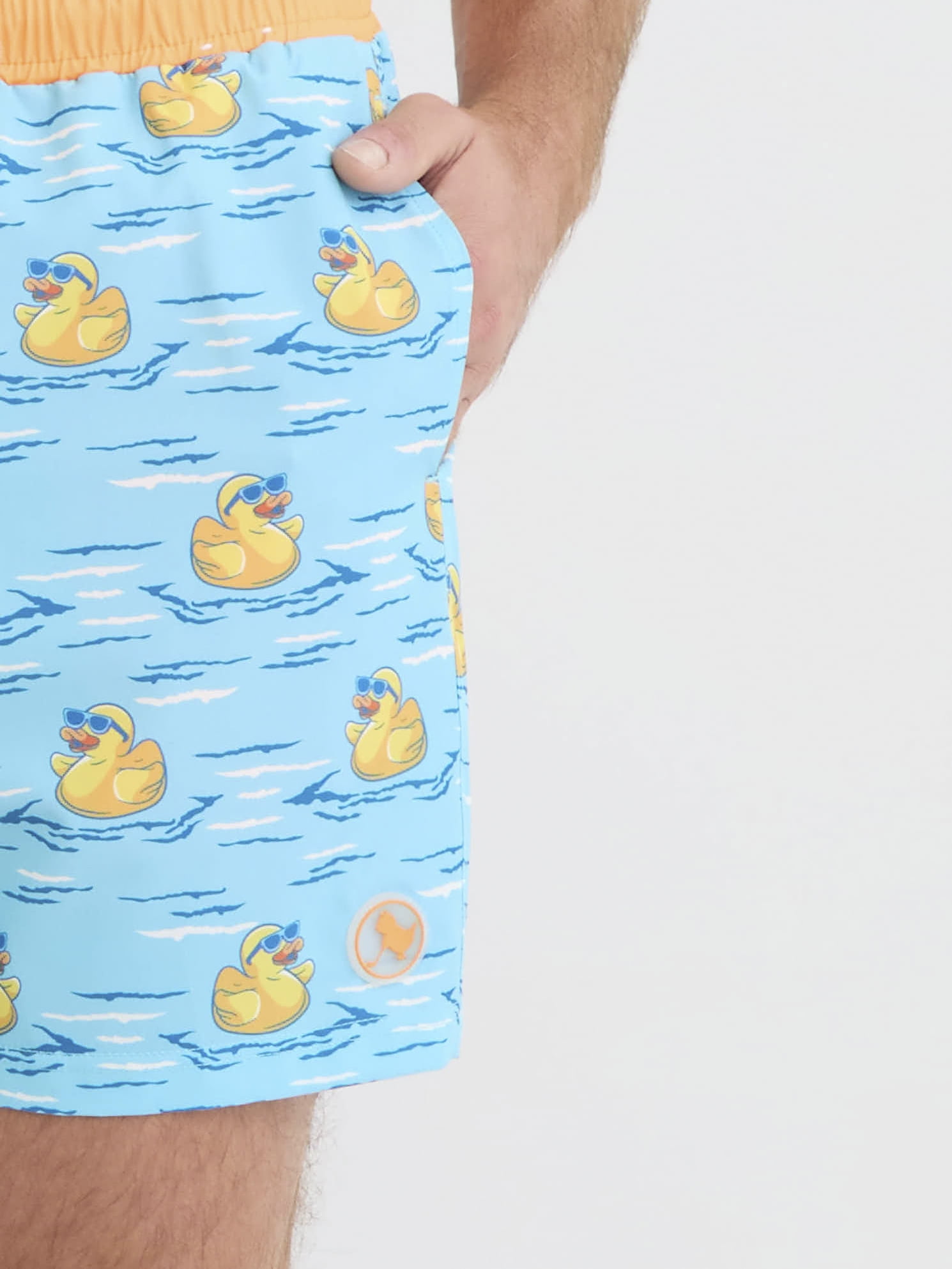 Birdie Bound Men's & Big Men's Swim Trunks with 2-In-1 Liner, Sizes S-3XL