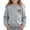 Grey, variant on Shadoumai Girls Oversized Crewneck Sweatshirt Kids Pullover Sweater Cute Sweatshirts for Girls Lined Sweatshirt