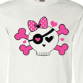 thumbnail image 4 of Inktastic Girl Pirate Skull Valentine Long Sleeve T-Shirt, 4 of 5