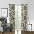 thumbnail image 2 of Bouclair Black Pinch Pleat Drapery Panel - Pair 20"x96", 2 of 5