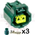 thumbnail image 2 of Ballenger Motorsports - 2 Way SSC Plug Kit, Green - Used for Temperature Sensors, Solenoids, and Other Sensors on Japanese vehicles, 2 of 3