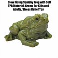 thumbnail image 2 of Slow Rising Squishy Frog with Soft Material, Green, for Kids and Adults, Relaxation Toy, 2 of 3