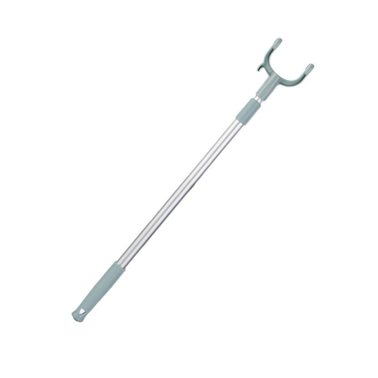 Pole Telescoping Closet Rod Hook Garment Clothes Stick Reaching Reacher Clothing Long Reach Extend Hanger Clothesline Walmart