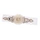 thumbnail image 1 of Jarretera de con Lazo Cristal para Disfraz Accesorio Nupcial para Matrimonio Beige perfecl Liga de encaje de boda, 1 of 7