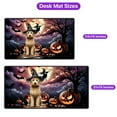 thumbnail image 5 of Spooky Halloween Night Witch Goldendoodle Glowing Pumpkins Desk Mat Full Keyboard Mouse Pad Doodle Dog Lover Gifts Idea Large Mousepad - 12015, 5 of 5