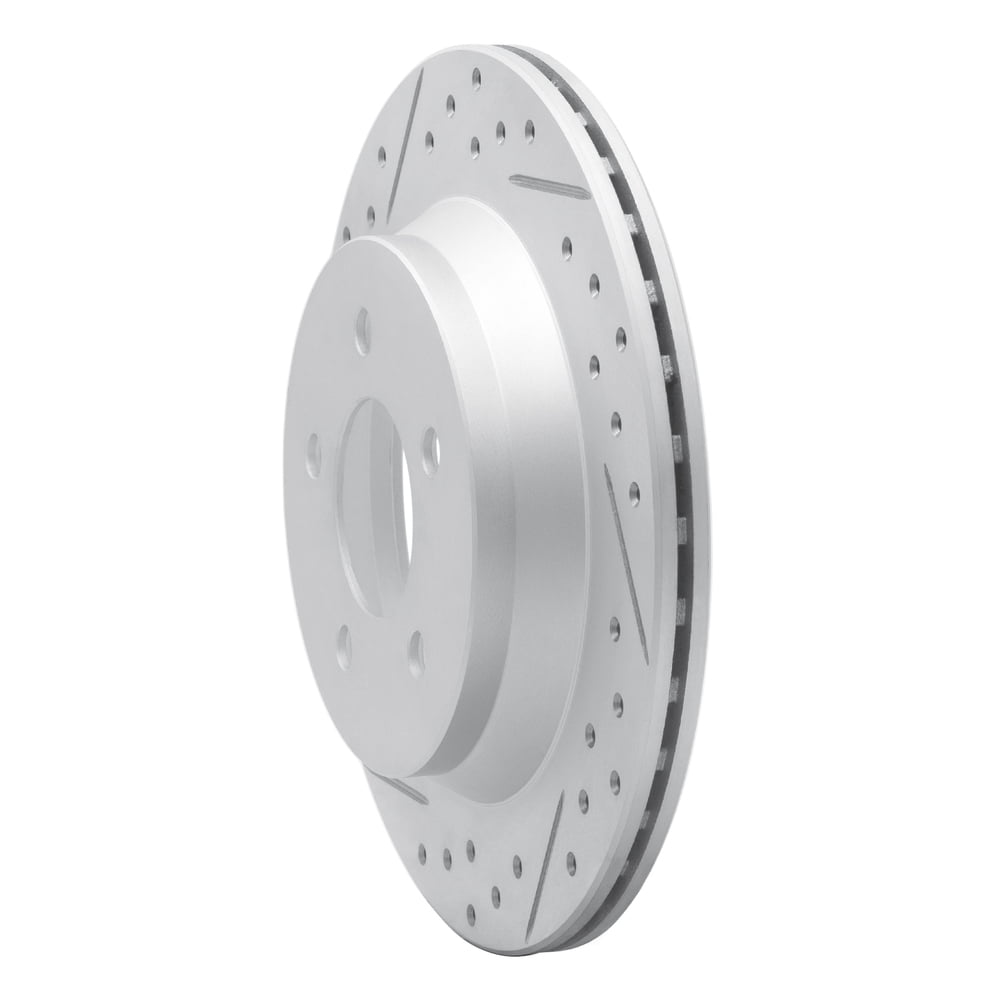 Dynamic Friction Company 830-54037L DFC Geoperformance Rotor - Drilled and Slotted