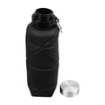 thumbnail image 1 of Botella De Agua Plegable De 700ml, Botella De Agua Segura Para Niños De Boca Ancha De Silicona De Alimentaria Con Mosquetón Para Deportes De Viaje, 1 of 7