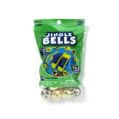 - Kids Craft 20 Millimeter Gold & Silver Jingle Bells, 1 Each