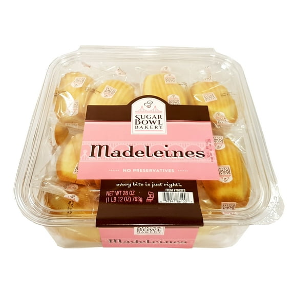 1 PACK | Sugar Bowl Bakery Madeleines French Tea Cake Cookies Individually Wrapped 28 Oz. Each