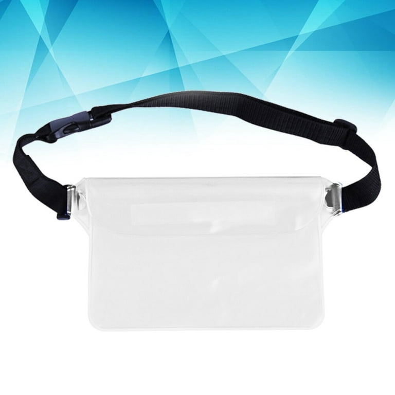 Waterproof Pouch PVC Waterproof Bag Snowproof Dirtproof Sandproof Case Bag  with Super Lightweight and Bigger Space Adjustable Perfect for Beach