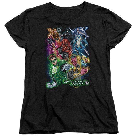 Green Lantern - Blackest Group - Women's Short Sleeve Shirt - XX-Large