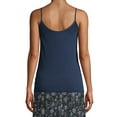 thumbnail image 4 of Time and Tru Women's Cami Tank Top, 3-Pack, 4 of 6