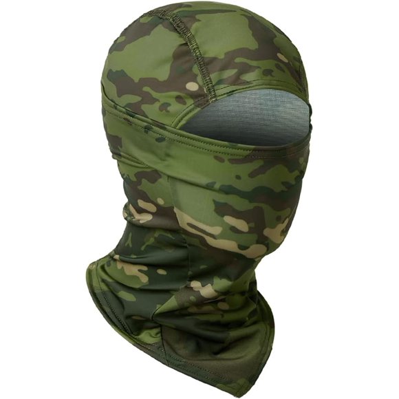shiyou-Camo Balaclava Face Shiesty Ski Mask,UV Protection Ice Silk Neck Gaiter Sun Hood for Men Women Motorcycle Cycling