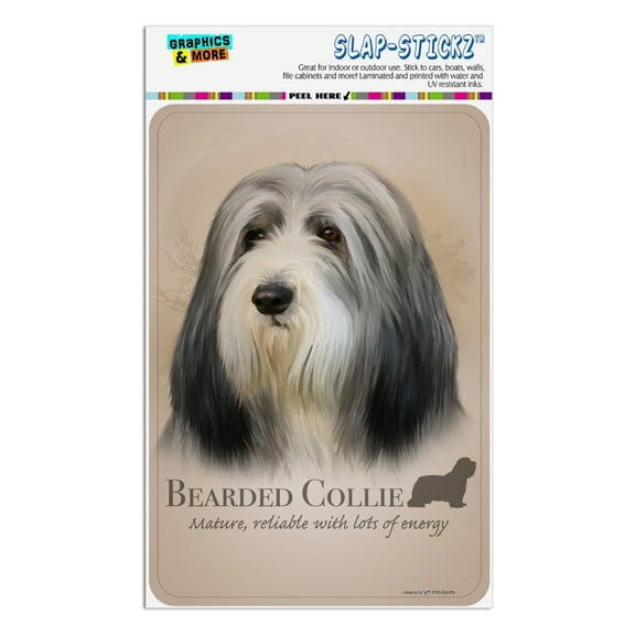 Bearded Collie Dog Breed Home Business Office Sign